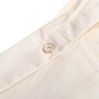 Women's Embroidered V-Neck Office Shirt – Elegant Belted Long Sleeve Office Top