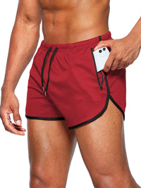 Men's Quick-Dry Running Beach Shorts – 3-Inch Fitness Summer Shorts