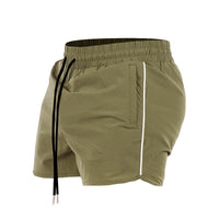 Men's Quick-Dry Gym Running Shorts – Multi-Pocket Fitness Beach Shorts 2024