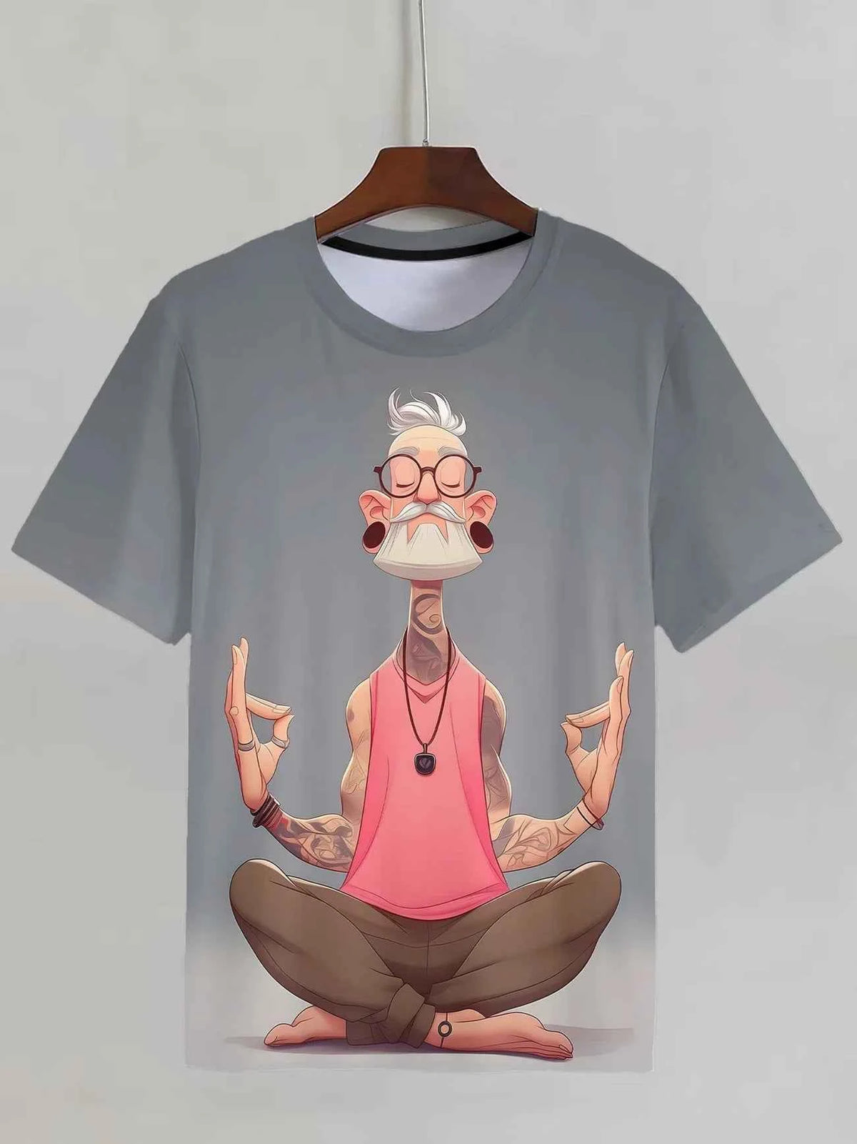Cute Squirrel Graphic T-Shirt – Funny 3D Animal Print Unisex Casual Tee