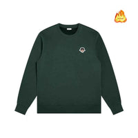 Men's Golf Pullover Sweatshirt – Round Neck Thin Velvet Autumn Winter Sweater