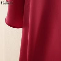 Women's Satin Office Blouse – Elegant Short Sleeve O-Neck Work Top 2025