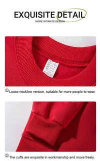Women's Casual Solid Color Sweatshirt – Loose Fit Crewneck Fashion Pullover