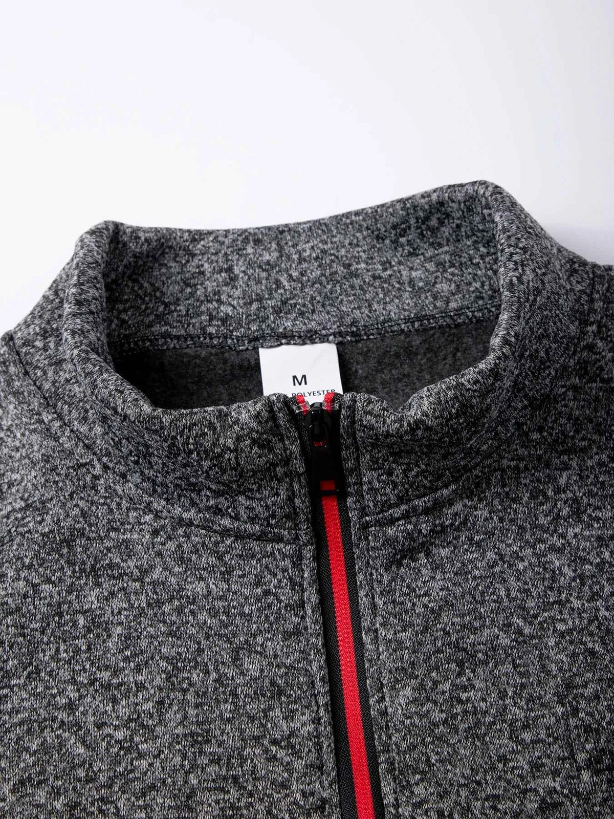 Men's Half Zipper Turtleneck Sweatshirt – Thick Pullover Turtleneck Autumn Outdoor Solid Color Top