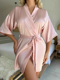 Women's Silky Lace Nightgown Robe Set – Sexy Comfortable Homewear Pajamas