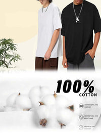 Men's cotton short sleeve t-shirt – Soft Breathable Casual Everyday Tee