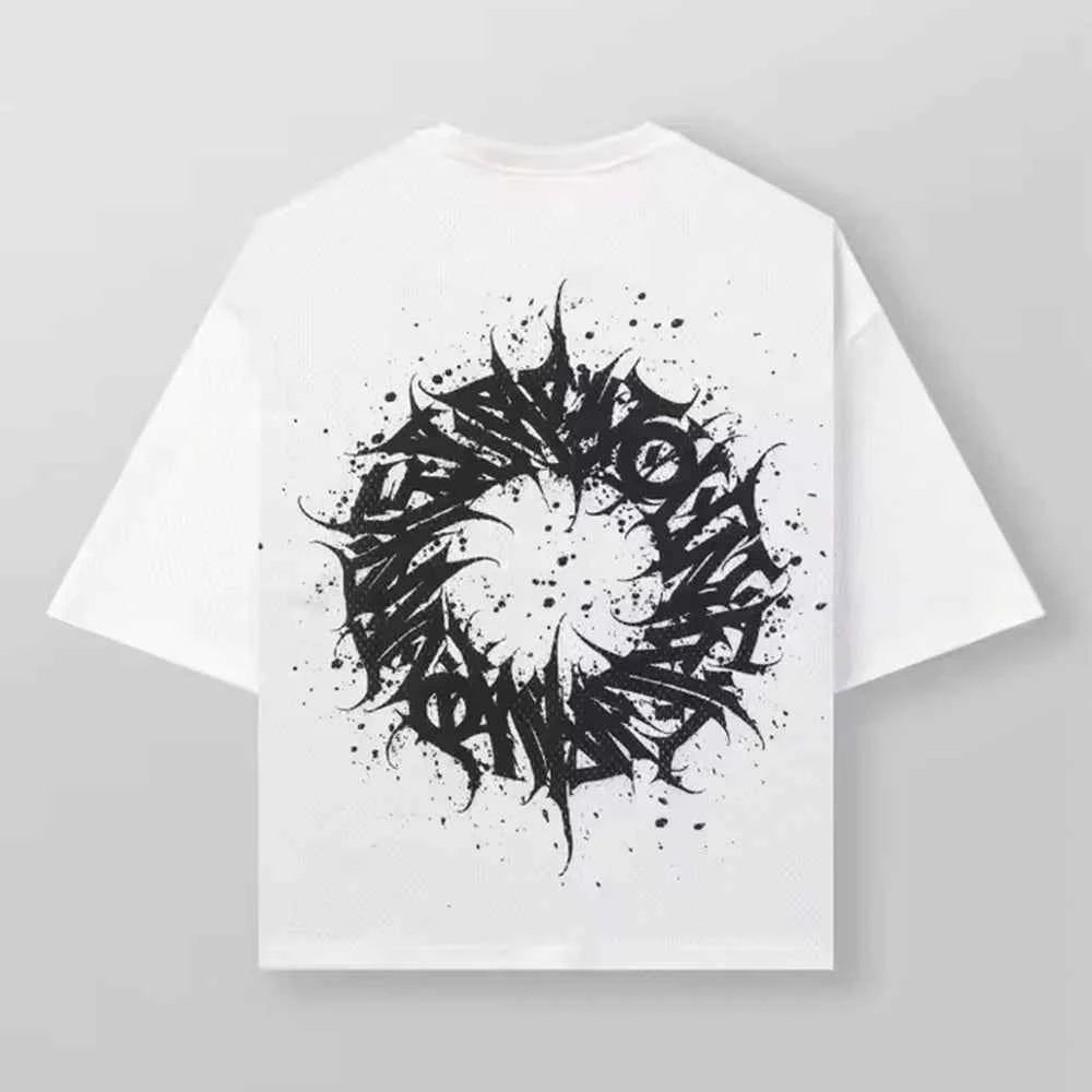Men's Mesh Sports T-Shirt – Summer Loose Fit Gym & Running Round Neck Tee
