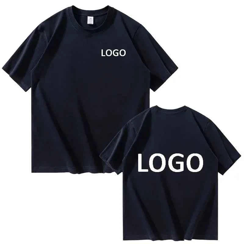 Customized Cotton Printed T-Shirt – Unisex Personalized Streetwear Short Sleeve Tee