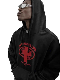 Men's Oversized Graphic Hoodie – Harajuku Y2K Korean Fashion Sweatshirt