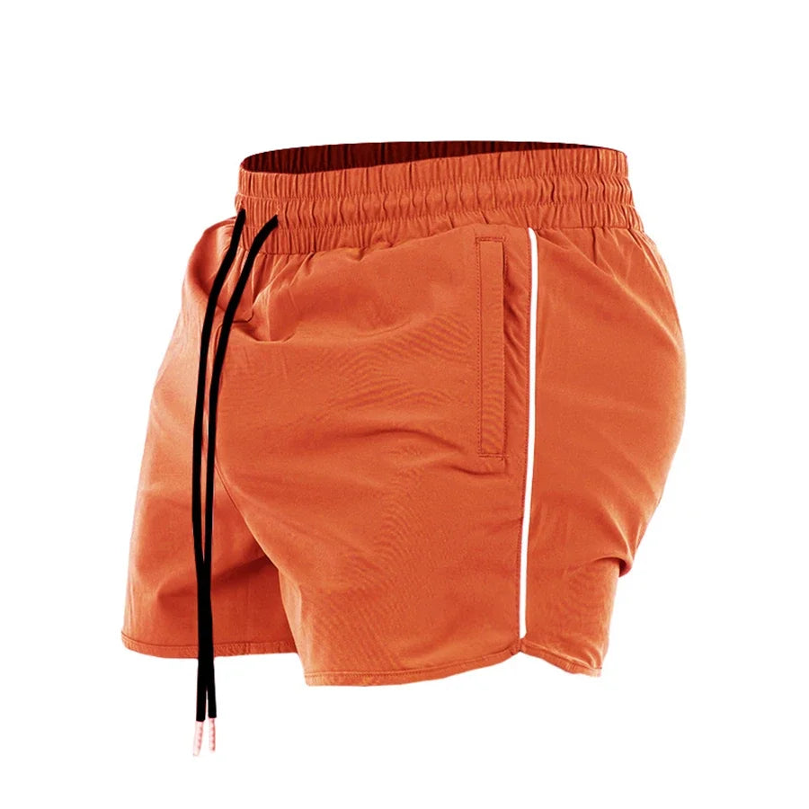 Men's Quick-Dry Gym Running Shorts – Multi-Pocket Fitness Beach Shorts 2024