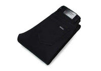 Men's Black Stretch Biker Jeans – Classic Fashion Denim Trousers