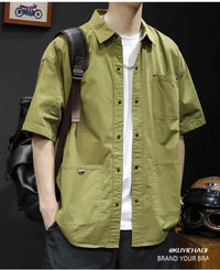 Men's Trendy Summer T-Shirt Loose – Loose Fit Casual Workwear Tee