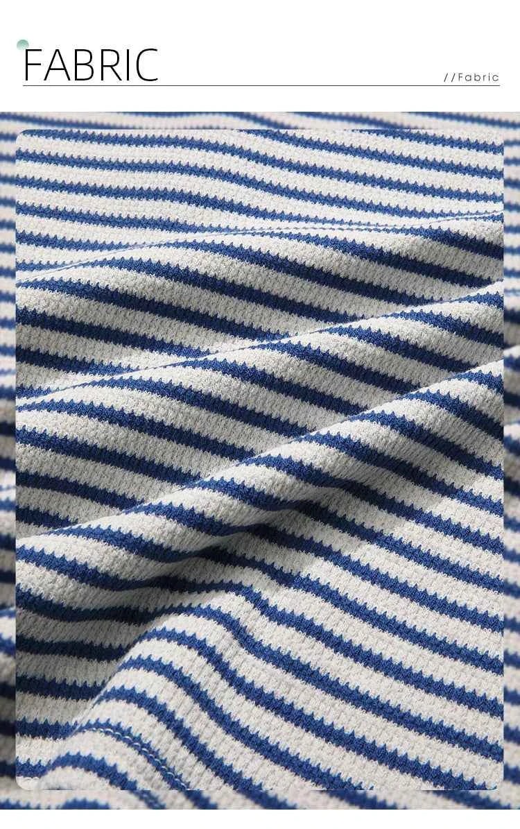 I BELIEVE YOU Women's Striped Slim Knit Top – Casual Retro Summer Round Neck Tee