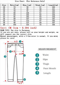 Men's Black Stretch Biker Jeans – Classic Fashion Denim Trousers