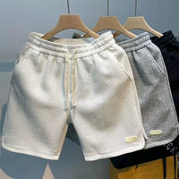 Men's Wave Pattern Running Shorts – Casual Jogging & Gym Sports Shorts