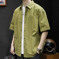 Men's Trendy Summer T-Shirt Loose – Loose Fit Casual Workwear Tee