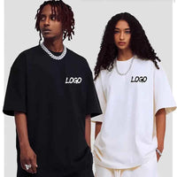 Customized Cotton Printed T-Shirt – Unisex Personalized Streetwear Short Sleeve Tee