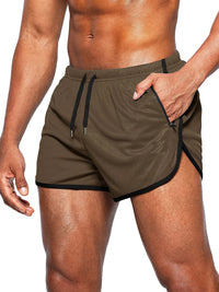 Men's Quick-Dry Running Beach Shorts – 3-Inch Fitness Summer Shorts