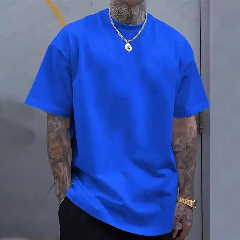 Men's cotton short sleeve t-shirt – Soft Breathable Casual Everyday Tee