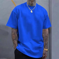 Men's cotton short sleeve t-shirt – Soft Breathable Casual Everyday Tee