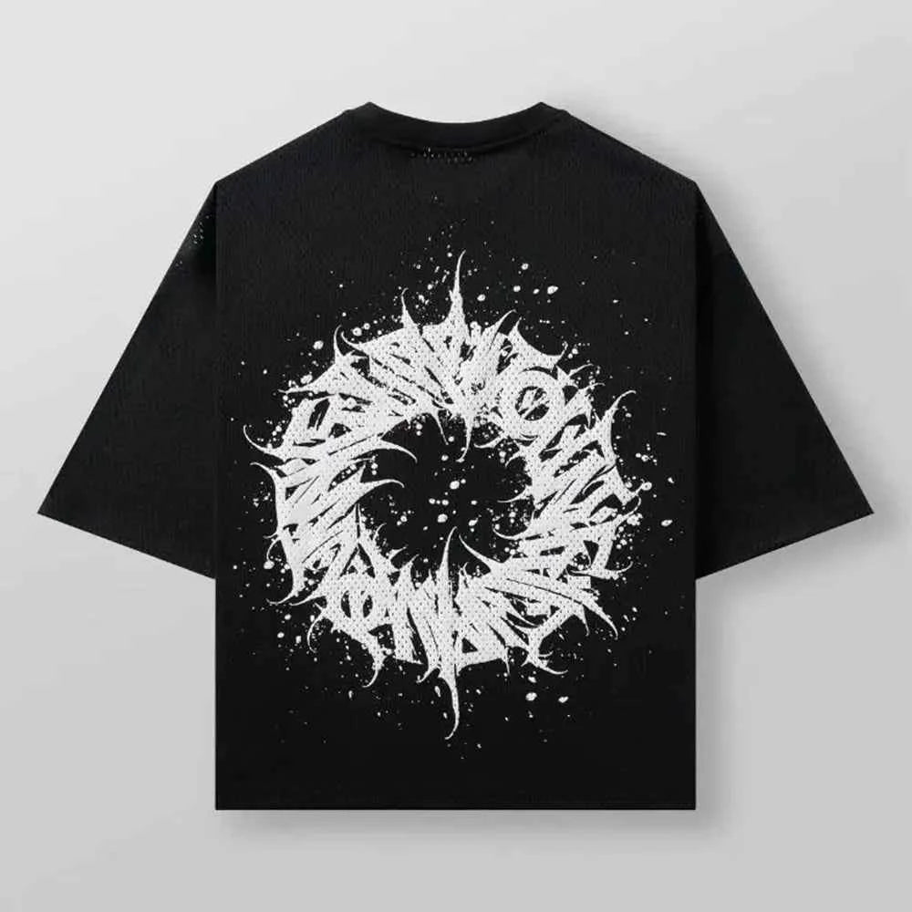 Men's Mesh Sports T-Shirt – Summer Loose Fit Gym & Running Round Neck Tee