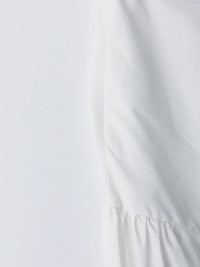 Women's Striped Denim Spliced Blouse – Elegant Lapel Long Sleeve Shirt 2026