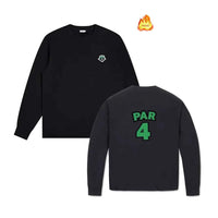 Men's Golf Pullover Sweatshirt – Round Neck Thin Velvet Autumn Winter Sweater