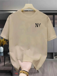 Men's graphic t-shirt casual crew neck Printed Tee for Everyday Streetwear Style
