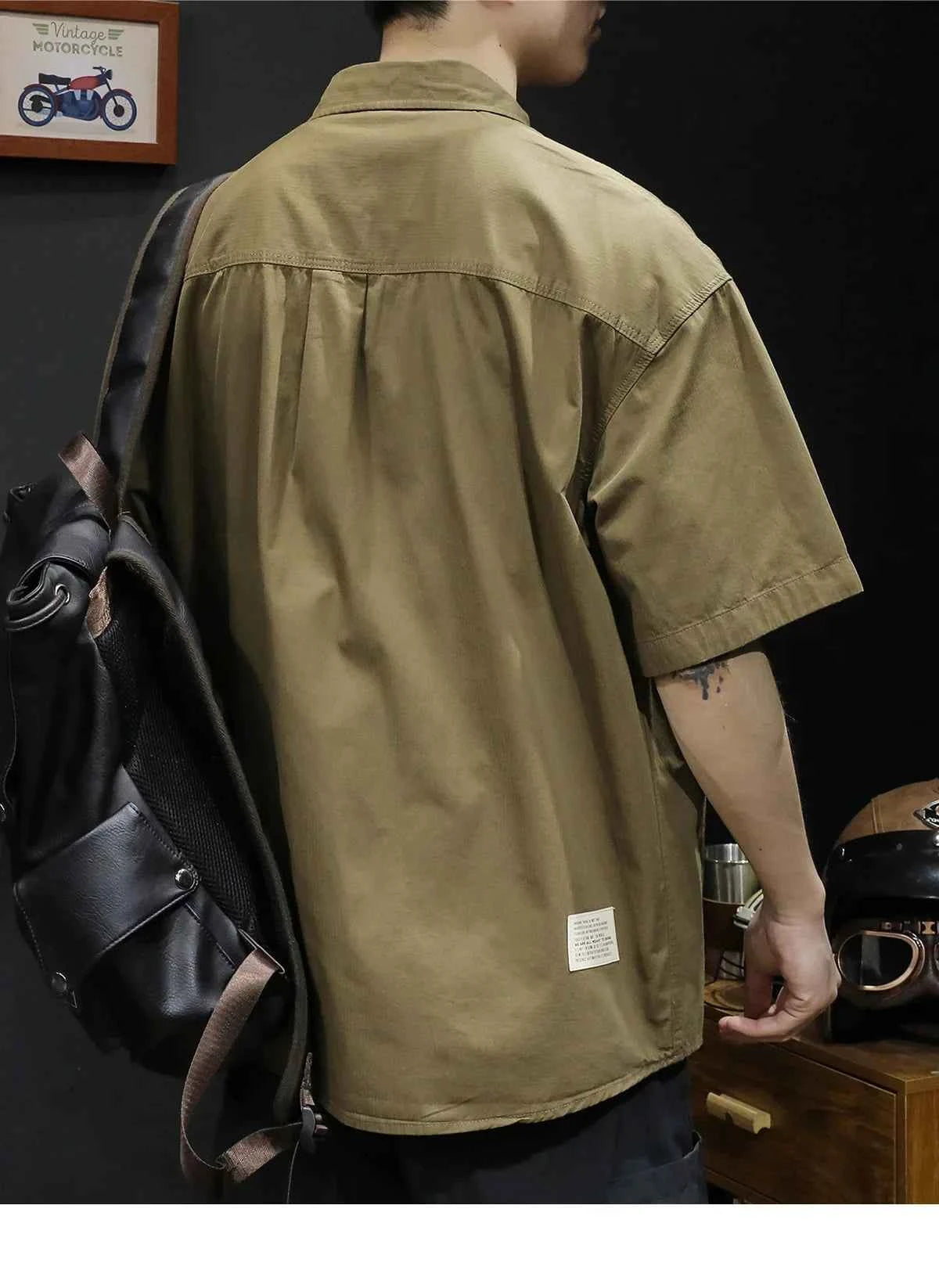 Men's Trendy Summer T-Shirt Loose – Loose Fit Casual Workwear Tee