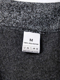 Men's Half Zipper Turtleneck Sweatshirt – Thick Pullover Turtleneck Autumn Outdoor Solid Color Top