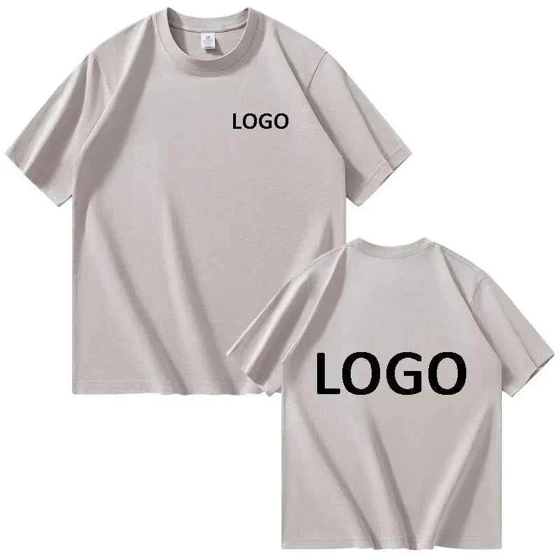 Customized Cotton Printed T-Shirt – Unisex Personalized Streetwear Short Sleeve Tee