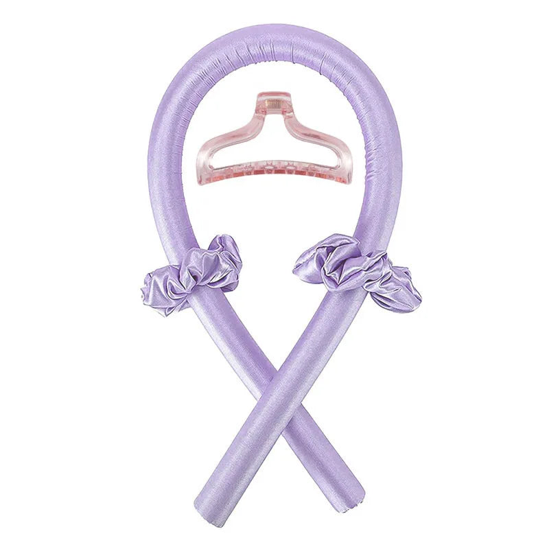 Heatless Curling Rod Headband for Women – No-Heat Hair Curler for Soft, Shiny Overnight Curls