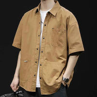 Men's Trendy Summer T-Shirt Loose – Loose Fit Casual Workwear Tee