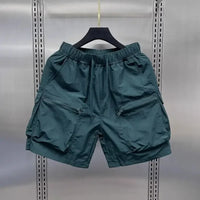 Men's Retro Cargo Shorts – Loose Multi-Pocket Summer Casual Capris