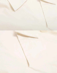 Women's Embroidered V-Neck Long Sleeve Shirt – Elegant Long Sleeve Casual Office Top